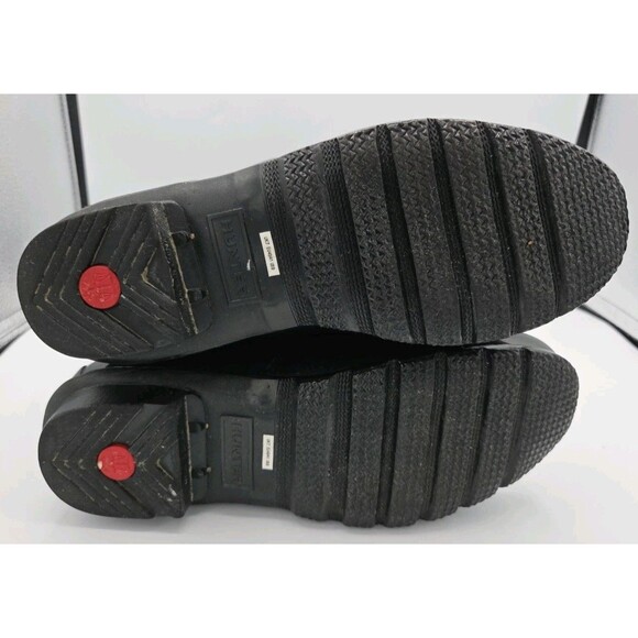 Hunter Original Tall Gloss Black Rain Boots ~ US9 EU 40/41  EUC - Picture 8 of 9